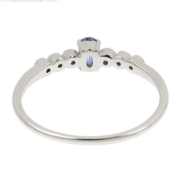 新品 Pt950 アメリカ サンベニト産ベニトアイト ダイヤモンド リング