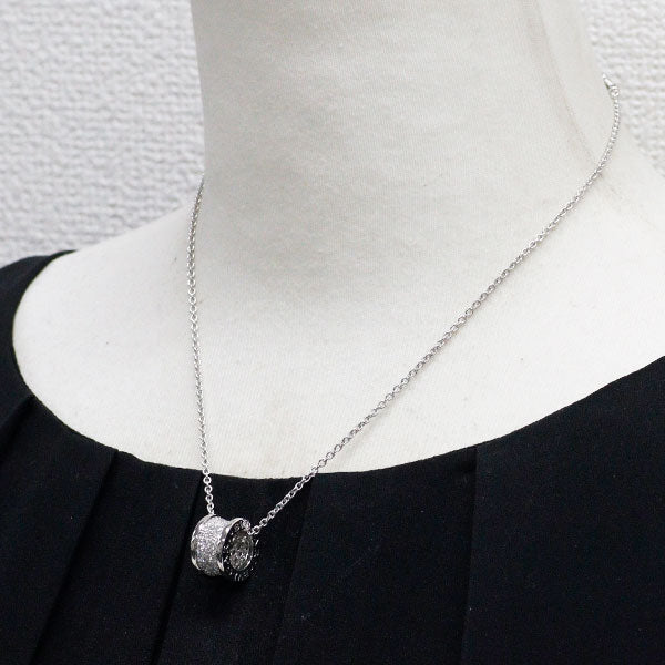 ブルガリ K18WG ダイヤモンド ペンダントネックレス B.ZERO1