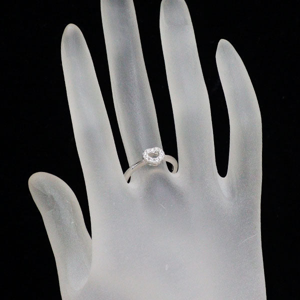ミキモト K18WG ダイヤモンド リング 0.12ct ハート