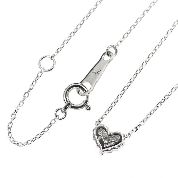 ヴァンドーム青山 Pt950/ Pt850 ダイヤモンド ペンダントネックレス 0.13ct ハート