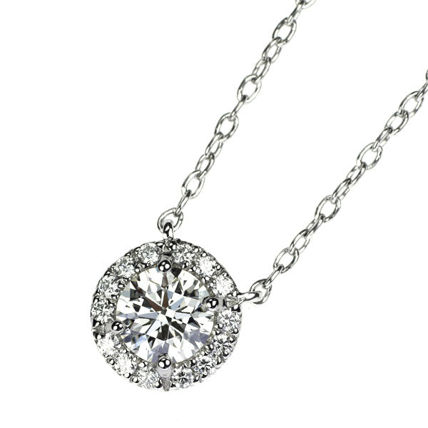 ティファニー Pt950 ダイヤモンド ペンダントネックレス 0.31ct H IF EX ソレスト