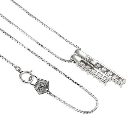 星の砂 Pt900/ Pt850 ダイヤモンド ペンダントネックレス 1.04ct