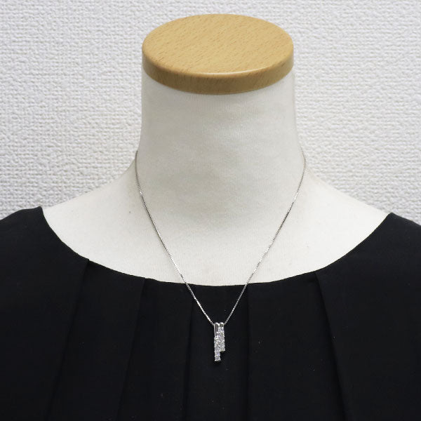 星の砂 Pt900/ Pt850 ダイヤモンド ペンダントネックレス 1.04ct