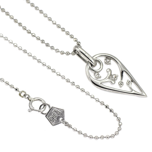 星の砂 Pt900/ Pt850 ダイヤモンド ペンダントネックレス 0.16ct