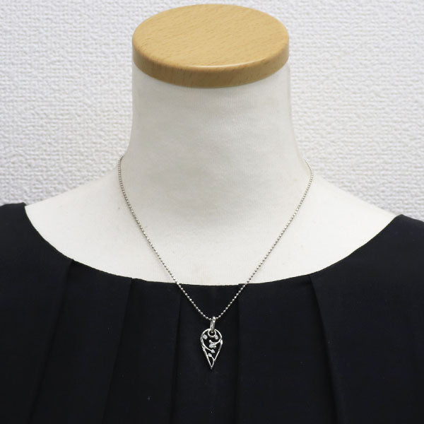 星の砂 Pt900/ Pt850 ダイヤモンド ペンダントネックレス 0.16ct