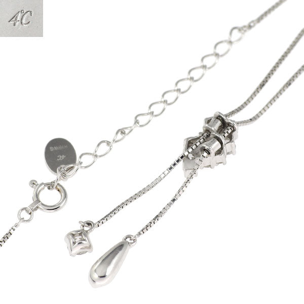 4℃ K18WG ダイヤモンド ペンダントネックレス 0.661ct
