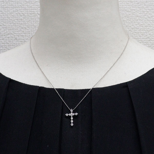 ポンテヴェキオ K18WG ダイヤモンド ペンダントネックレス 0.51ct