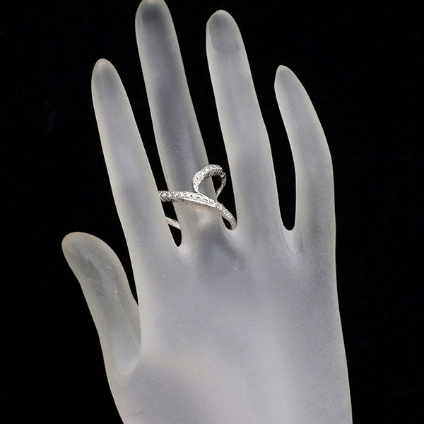 カラッチ K18WG ダイヤモンド リング 0.34ct