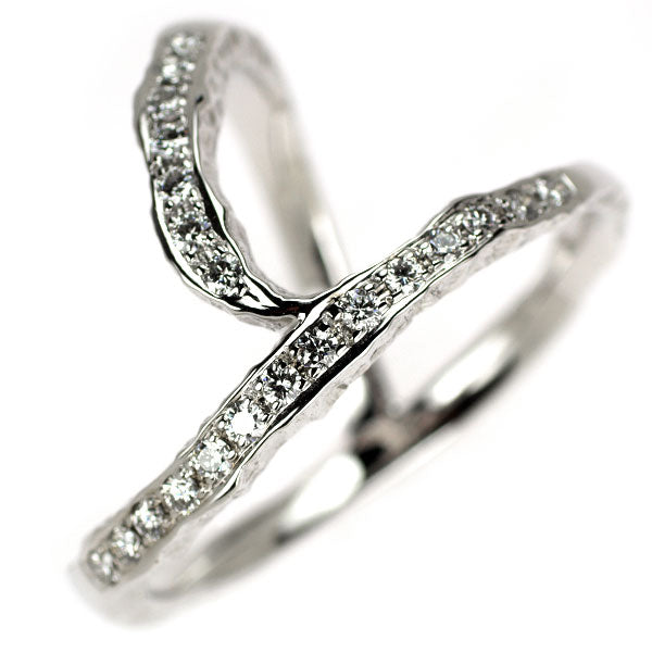カラッチ K18WG ダイヤモンド リング 0.34ct