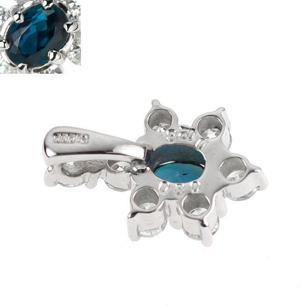 希少 Pt900 アレキサンドライト ダイヤモンド ペンダントトップ 0.30ct D0.28ct