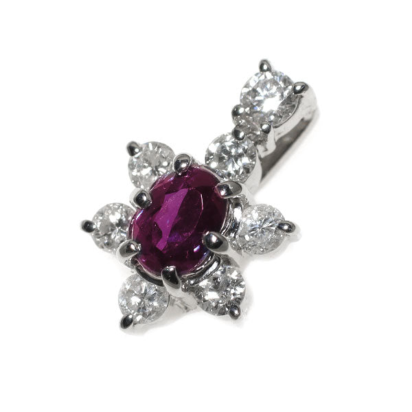 希少 Pt900 アレキサンドライト ダイヤモンド ペンダントトップ 0.30ct D0.28ct