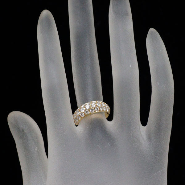 K18YG ダイヤモンド リング 1.60ct パヴェ
