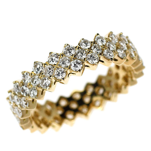 K18YG ダイヤモンド リング 1.75ct フルエタニティ