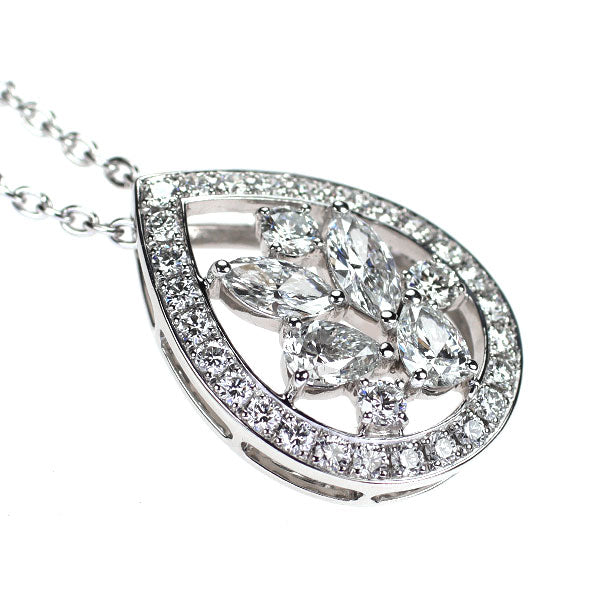 モニッケンダム Pt900/ Pt850 ダイヤモンド ペンダントネックレス 1.27ct