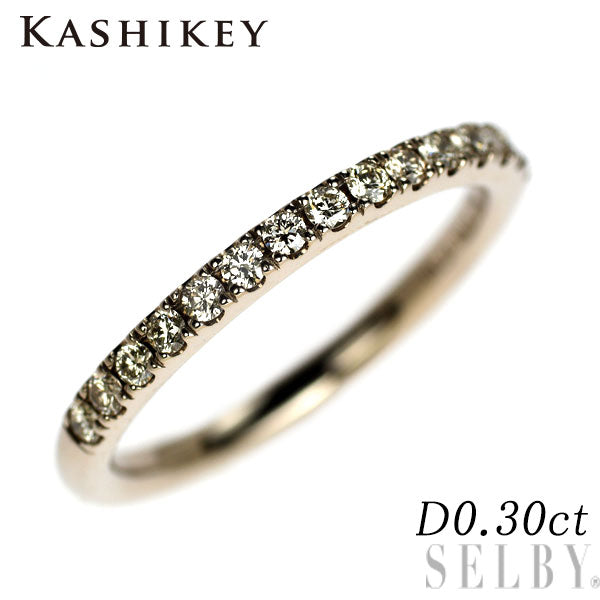 カシケイ K18BG ダイヤモンド リング 0.30ct ラインシリーズ ハーフエタニティ