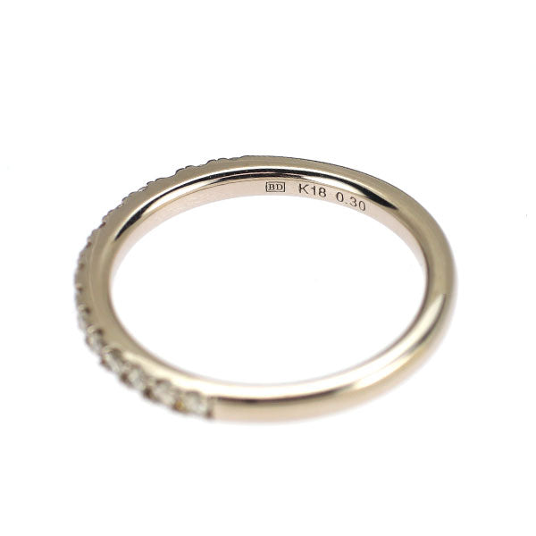 カシケイ K18BG ダイヤモンド リング 0.30ct ラインシリーズ ハーフエタニティ