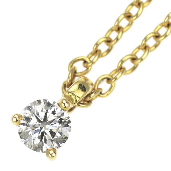 ポンテヴェキオ K18YG ダイヤモンド ペンダントネックレス 0.10ct