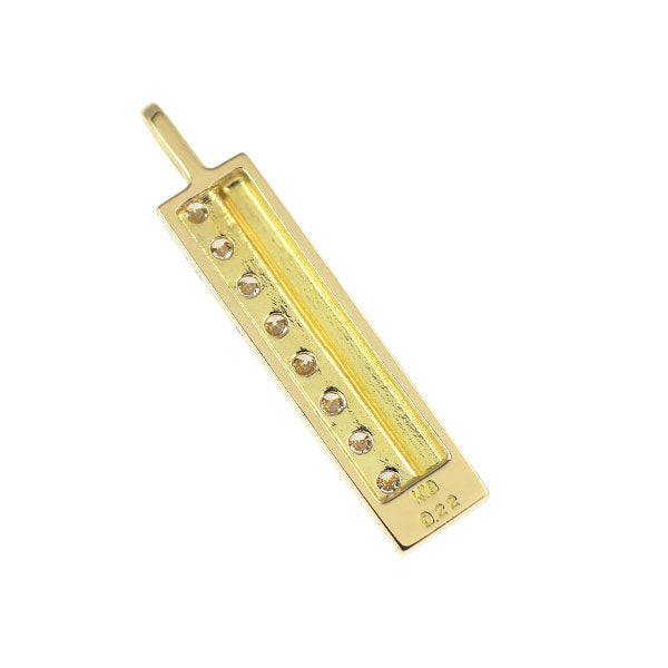 K18YG ダイヤモンド ペンダントトップ 0.22ct