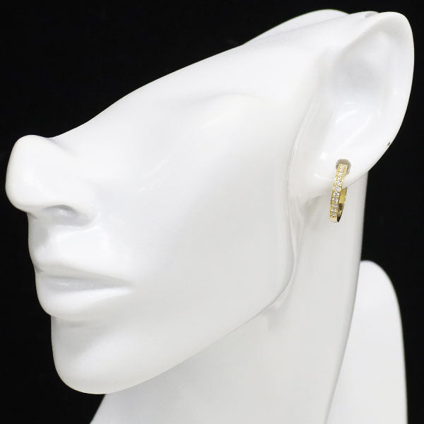 K18YG ダイヤモンド ピアス 0.30ct フープ