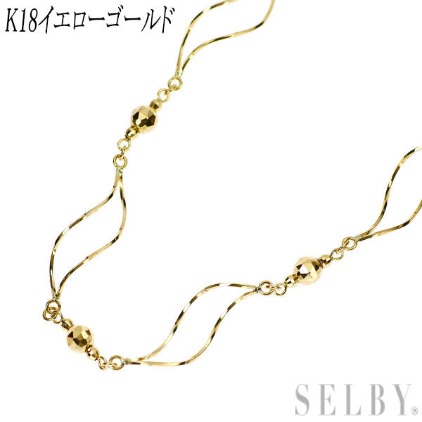 K18YG デザイン ネックレス