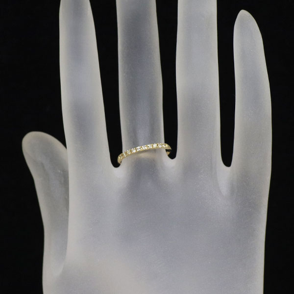 K18YG ダイヤモンド リング 0.10ct
