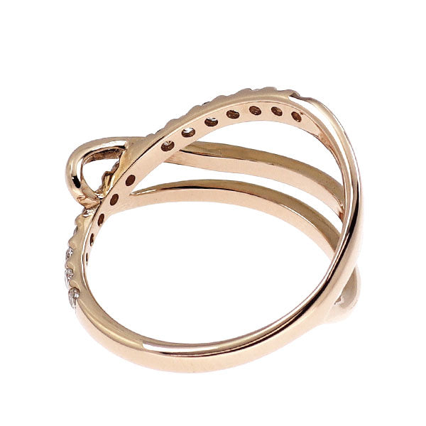 K18PG ダイヤモンド リング 0.30ct