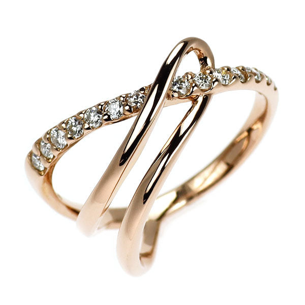 K18PG ダイヤモンド リング 0.30ct
