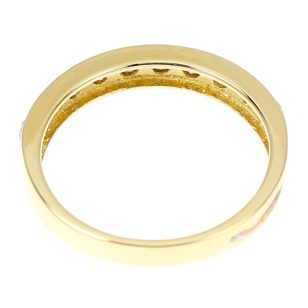 K18YG ダイヤモンド リング 0.50ct ハーフエタニティ
