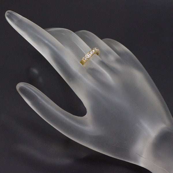 K18YG ダイヤモンド リング 0.50ct ハーフエタニティ