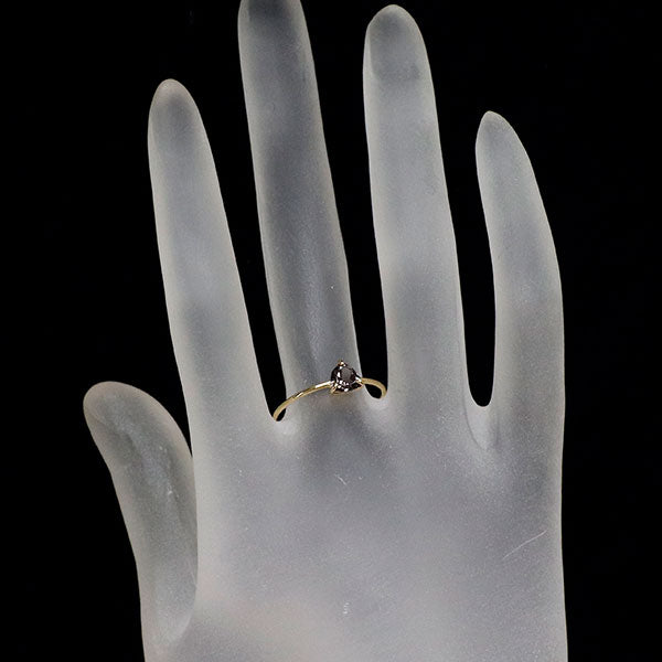K18YG カラーチェンジガーネット リング 0.58ct