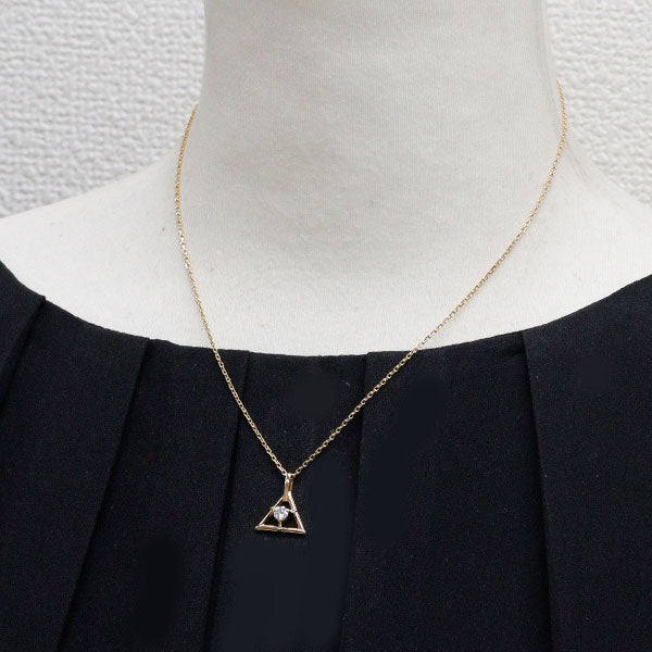 K18YG ダイヤモンド ペンダントネックレス 0.17ct