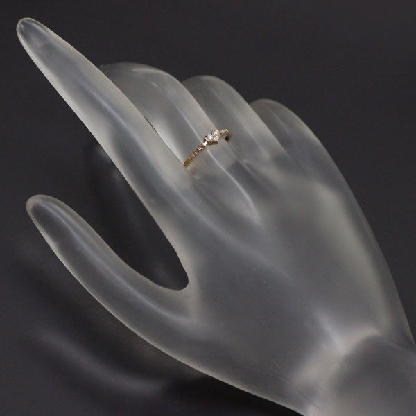 サマンサティアラ K18PG ダイヤモンド リング 0.05ct ハート