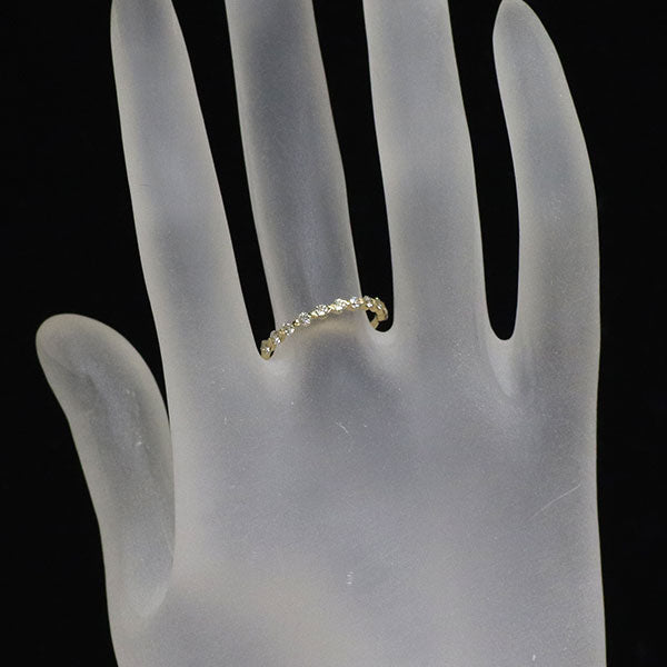 K18YG ダイヤモンド リング 0.33ct ハーフエタニティ — セルビー