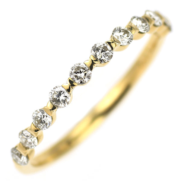 K18YG ダイヤモンド リング 0.33ct ハーフエタニティ — セルビー