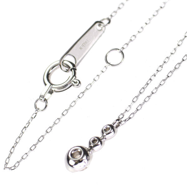 K10WG ダイヤモンド ペンダントネックレス 0.10ct