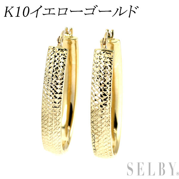 K10YG ピアス フープ