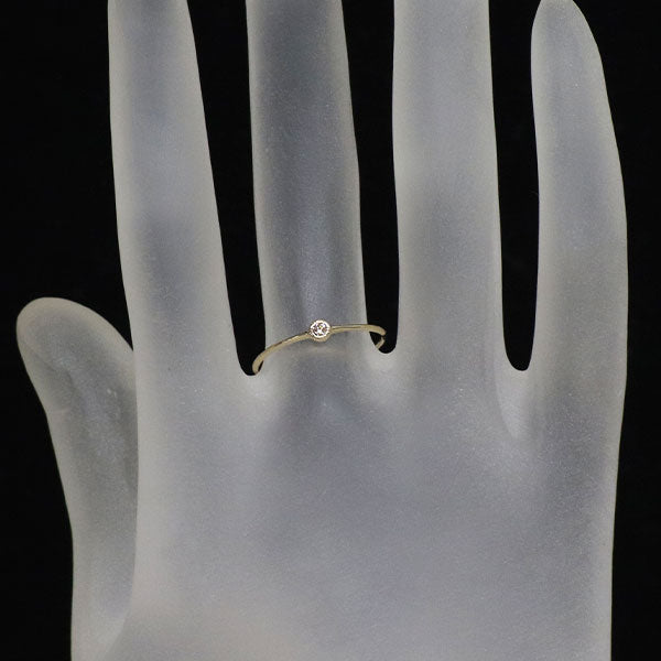 K10YG ダイヤモンド リング 0.03ct