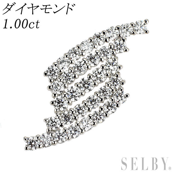 Pt900 ダイヤモンド ペンダントトップ 1.00ct