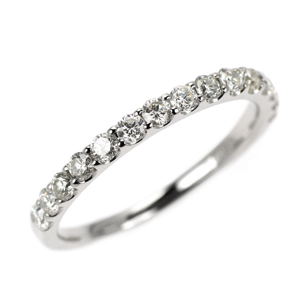 Pt900 ダイヤモンド リング 0.50ct ハーフエタニティ
