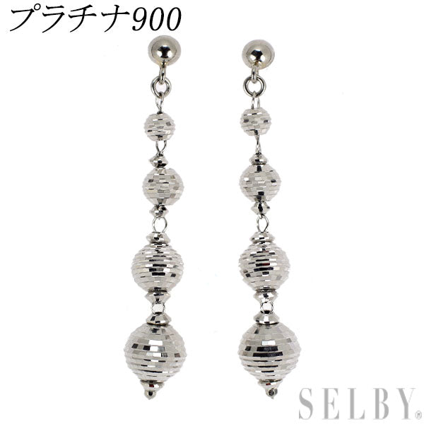 Pt900 デザイン ピアス