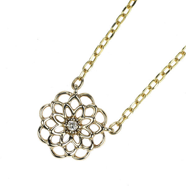 お盆セール❣️ k10YG ダイヤ お花のネックレス お盆セール❣️ k10YG ダイヤ お花のネックレス