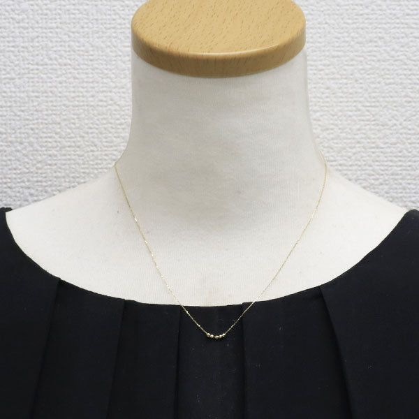 K10YG デザイン ペンダントネックレス