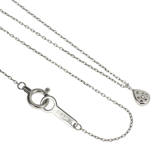 4℃ K10WG ダイヤモンド ペンダントネックレス — セルビーオンラインストア