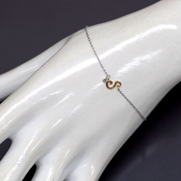 K18WG/PG ダイヤモンド ブレスレット 0.01ct