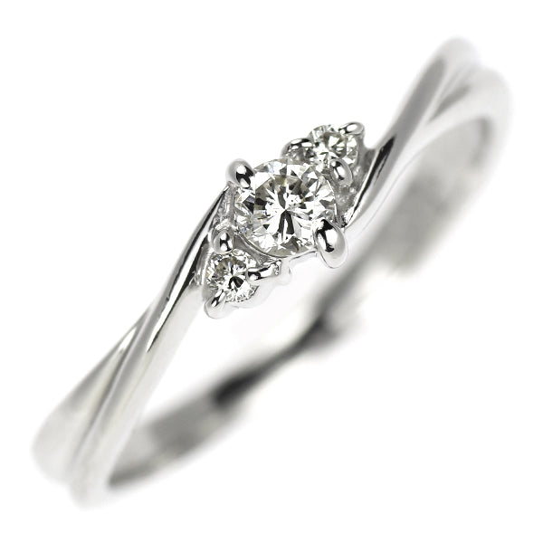 Pt900 ダイヤモンド リング 0.12ct — セルビーオンラインストア