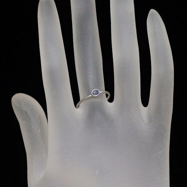 Pt900 サファイア リング 0.28ct