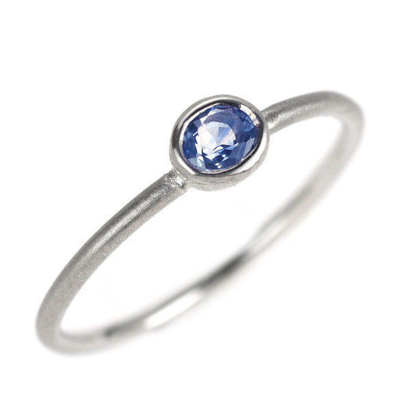 Pt900 サファイア リング 0.28ct