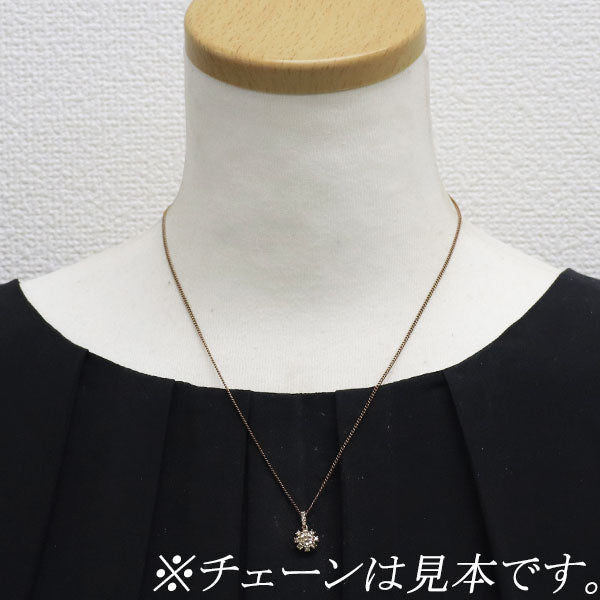 K18PG ダイヤモンド ペンダントトップ 0.32ct — セルビーオンラインストア
