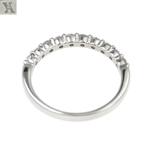 ヴァンドーム青山 Pt950 ダイヤモンド リング 0.30ct ハーフエタニティ