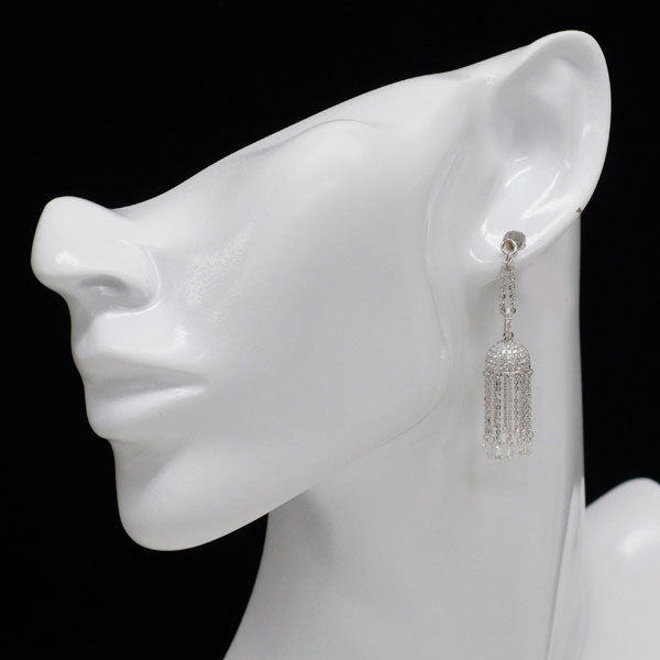 K18WG ダイヤモンド ピアスチャーム 2.70ct